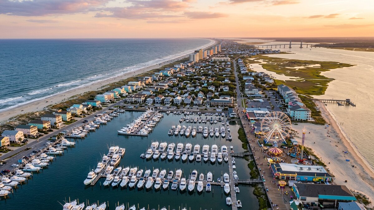 Carolina Beach, NC waterfront — coastal North Carolina