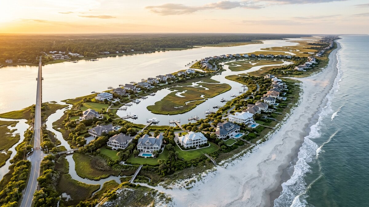 Figure Eight Island, NC waterfront — coastal North Carolina