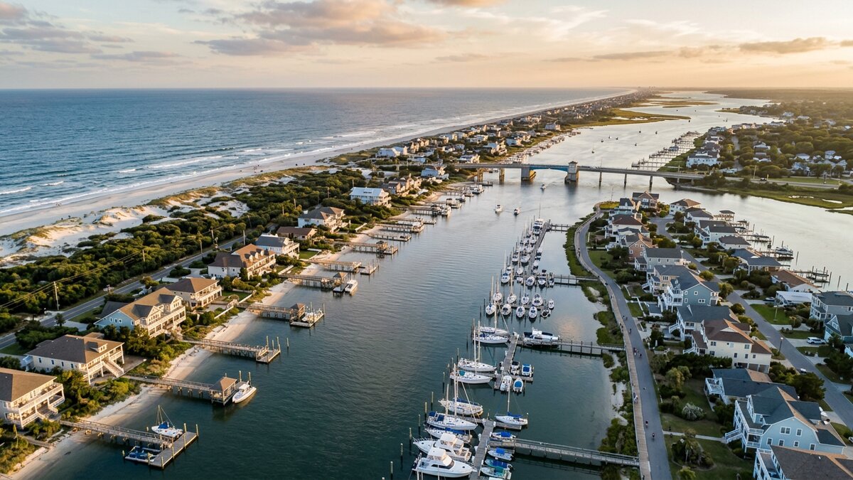 Wrightsville Beach, NC waterfront — coastal North Carolina